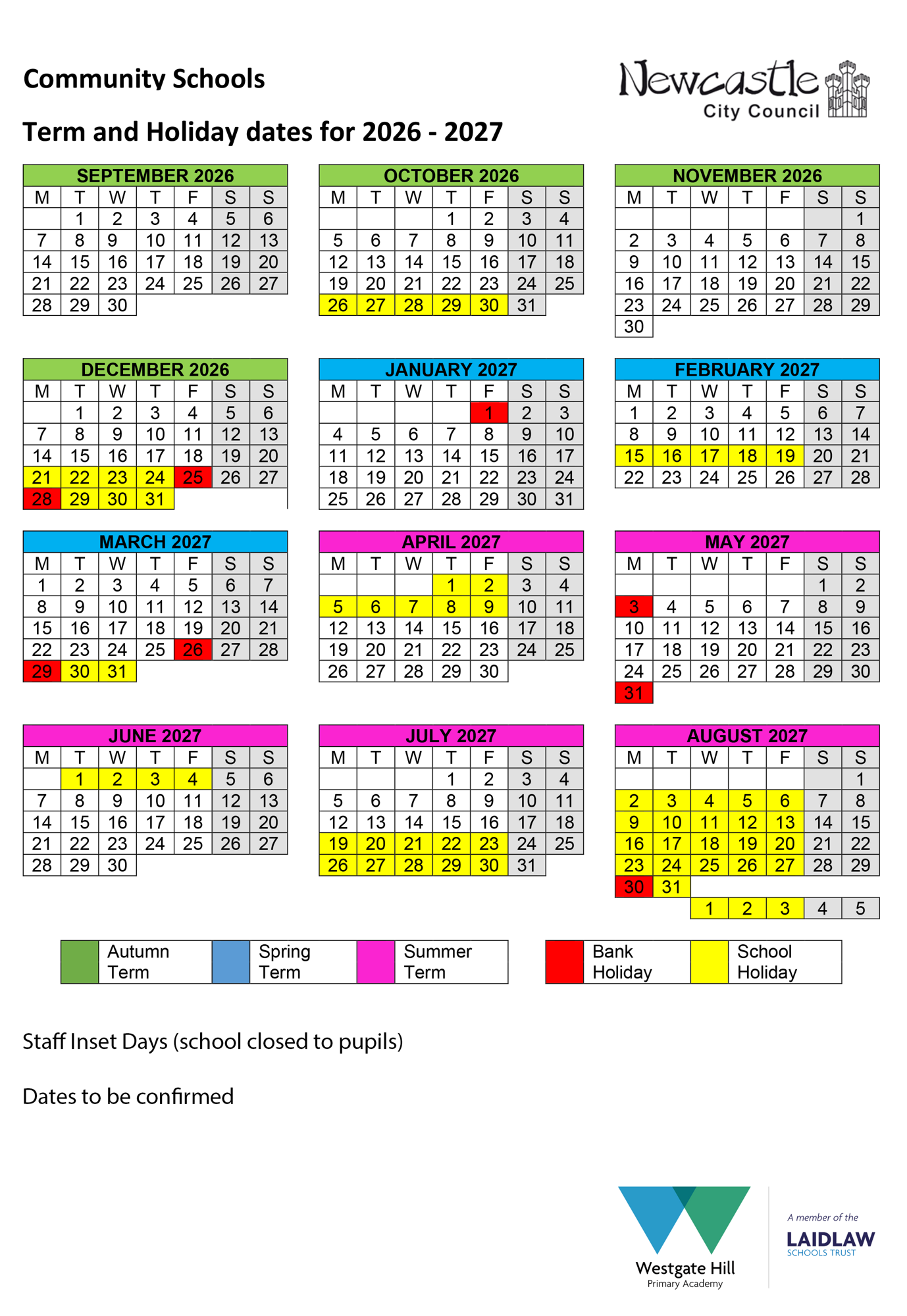 2026   2027 Term Dates PNG